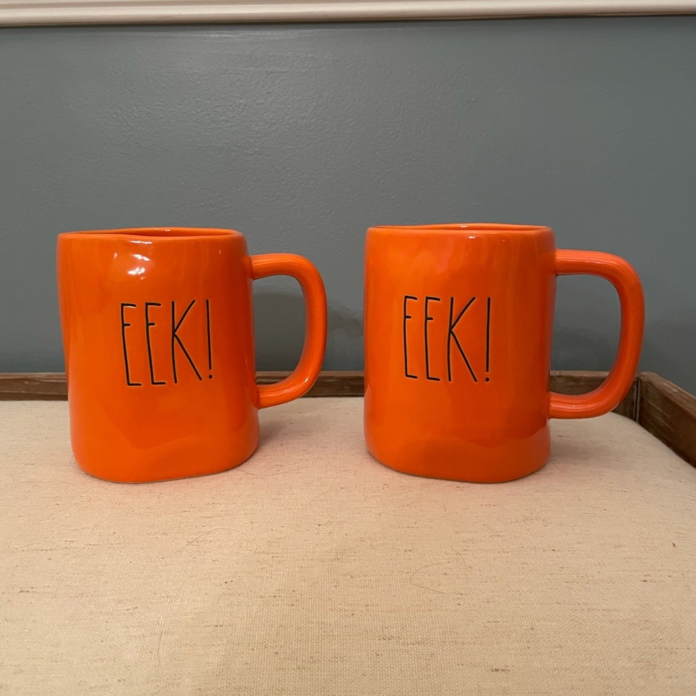 Rae Dunn Eek Mugs Set of 2
